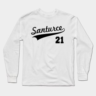 Santurce 21 Puerto Rican Baseball Puerto Rico Cangrejeros Long Sleeve T-Shirt